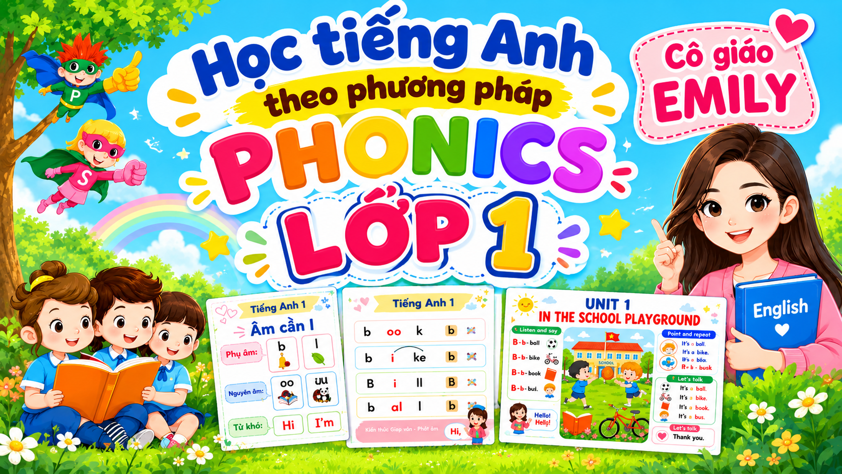 Khóa học Tiếng Anh Lớp 1